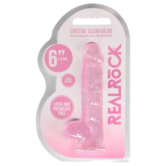 Real Rock dildo 6inch pink