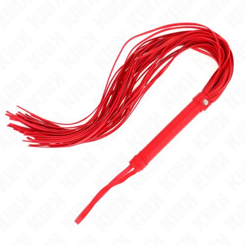 Red soft PVC whip 70cm