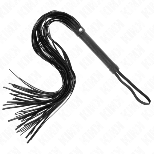 Black soft PVC whip 70cm