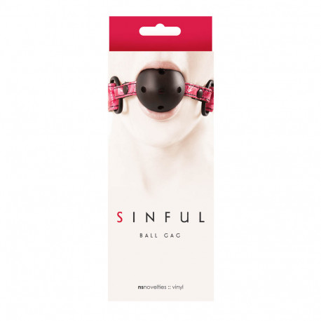 Sinful ball gag pink