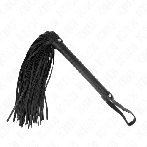 Whip w.textured hand black