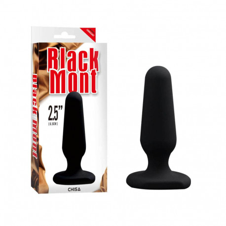 Black Mont silicone butt plug S