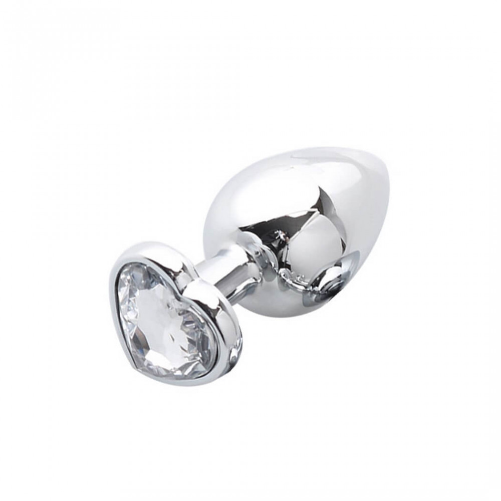 Sunfo silver heart metal plug S